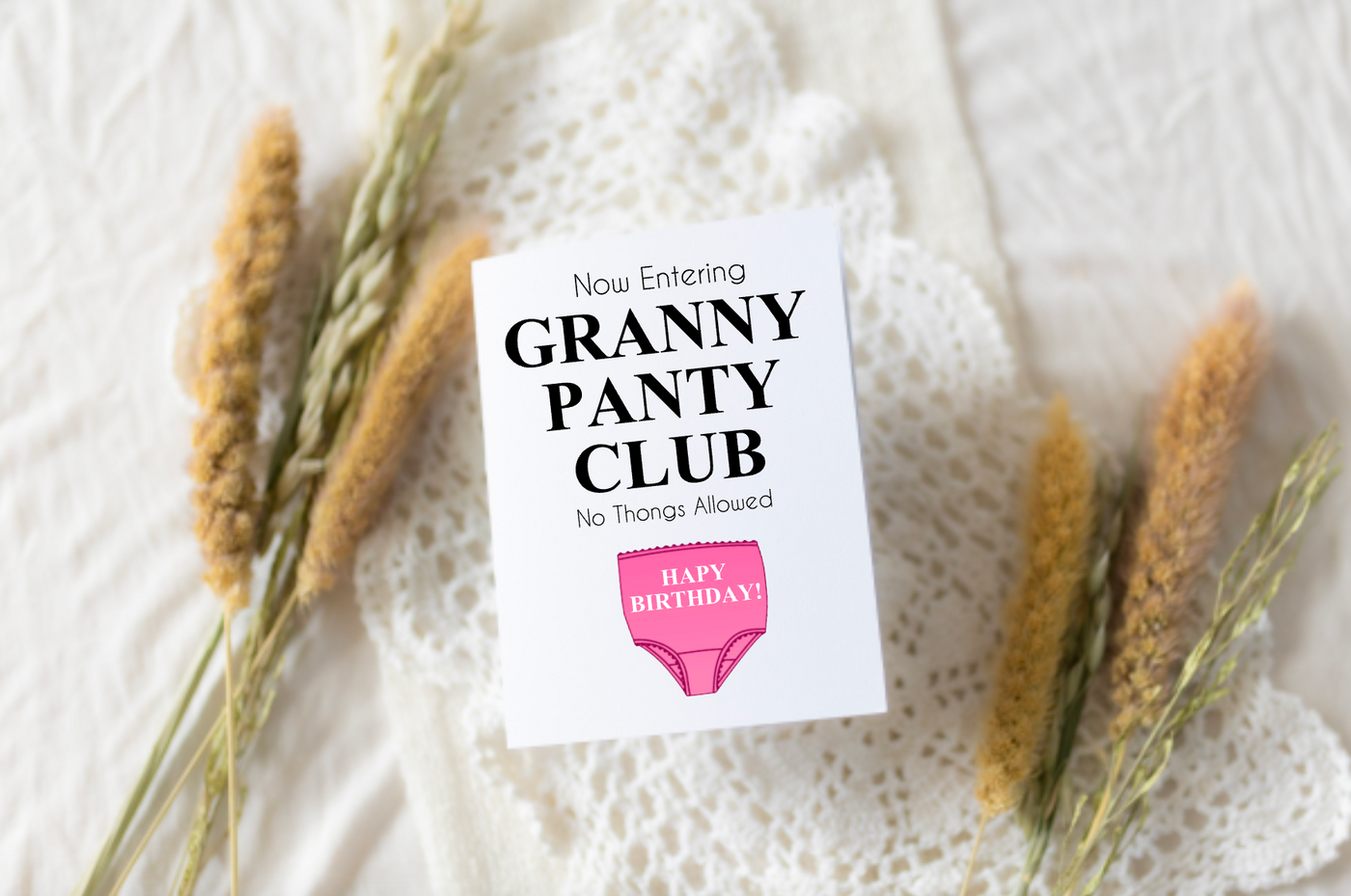 Granny Panty Club Birthday Card - 2