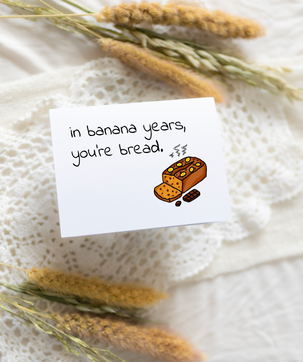 Banana Bread Birthday Card - 1