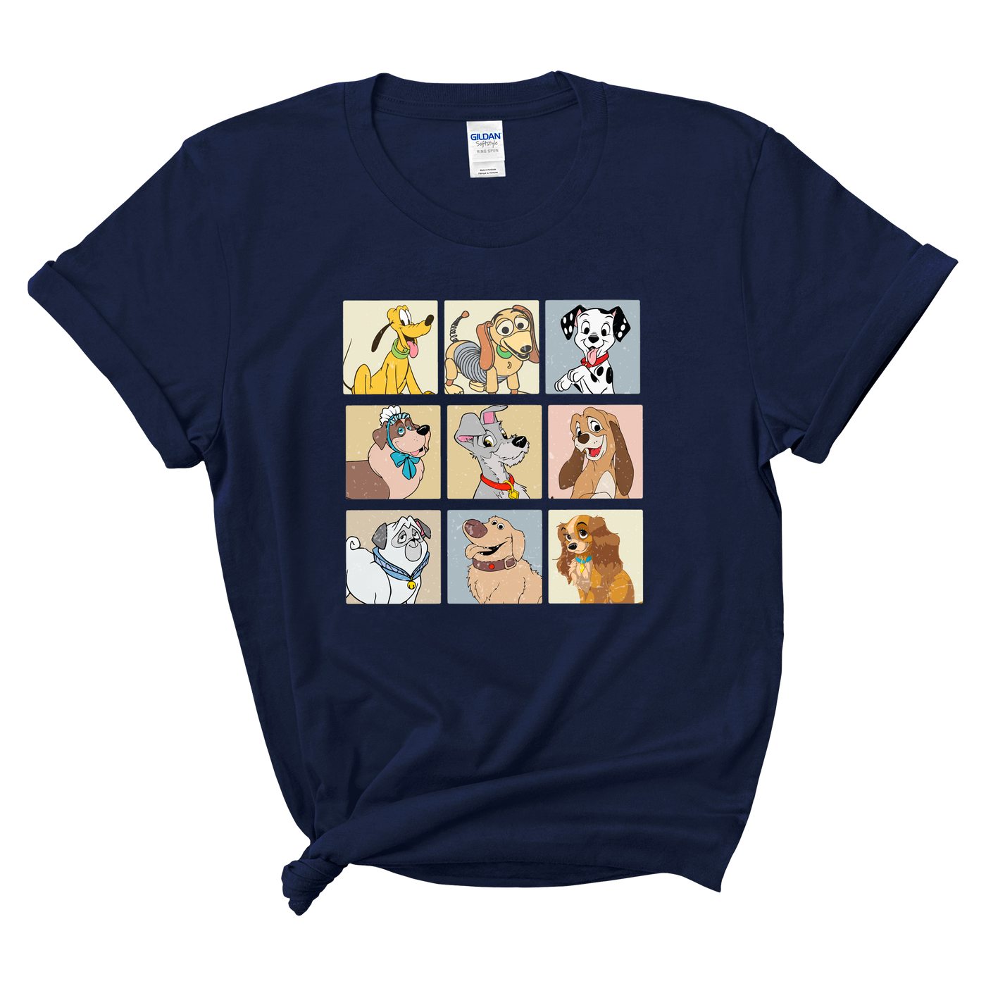 Movie Dogs Tshirt (Navy) - 1