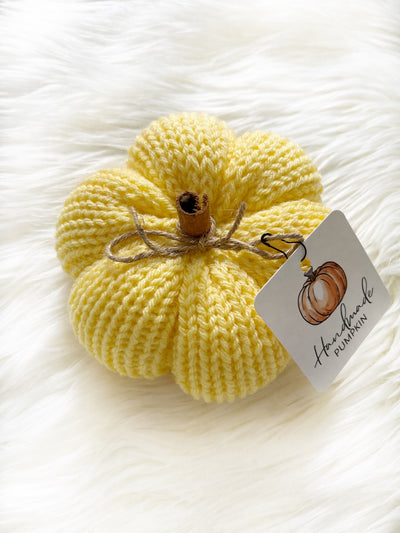 Large Knit Pumpkin - 9