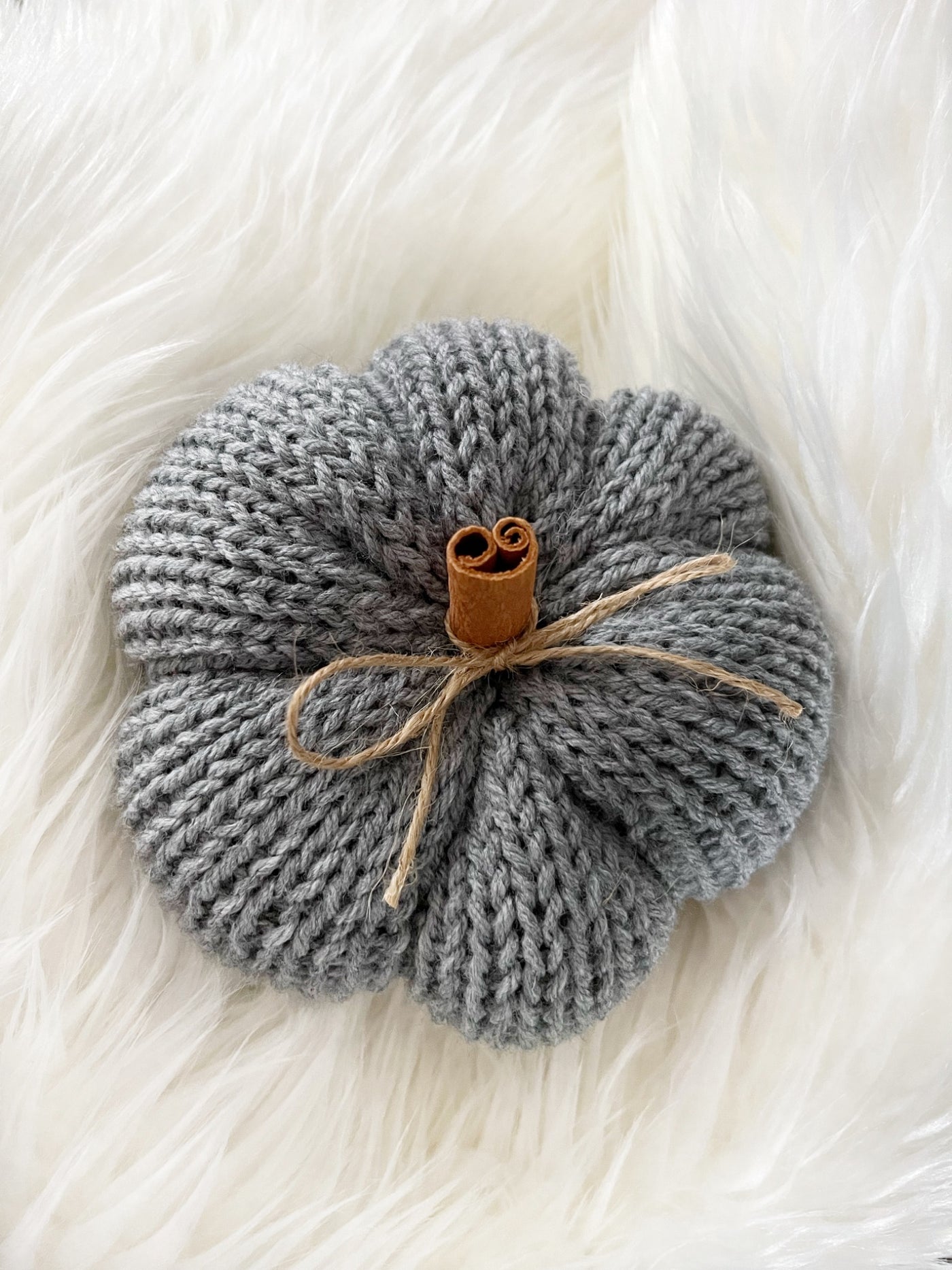 Small Knit Pumpkin - 5