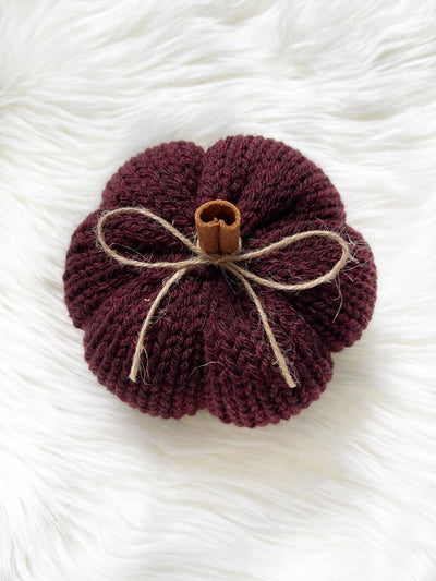 Small Knit Pumpkin - 3