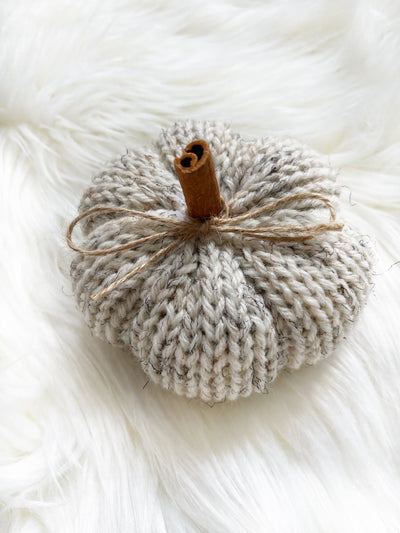 Small Knit Pumpkin - 6