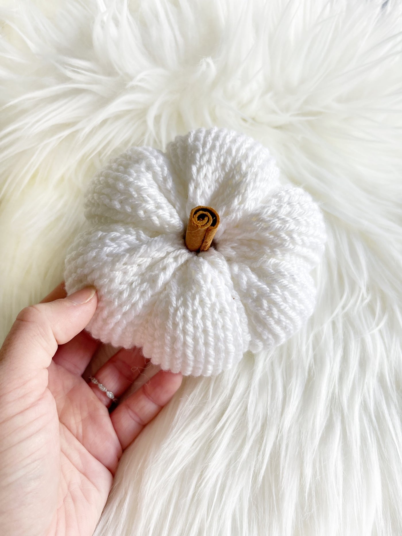 Small Knit Pumpkin - 8