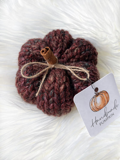 Chunky Hand Knit Pumpkin - 2