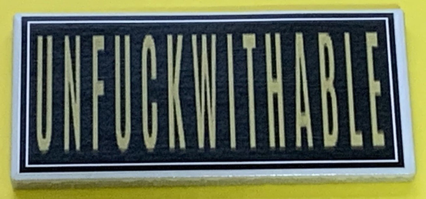 Unfuckwithable Magnet 2" x 4" - 1