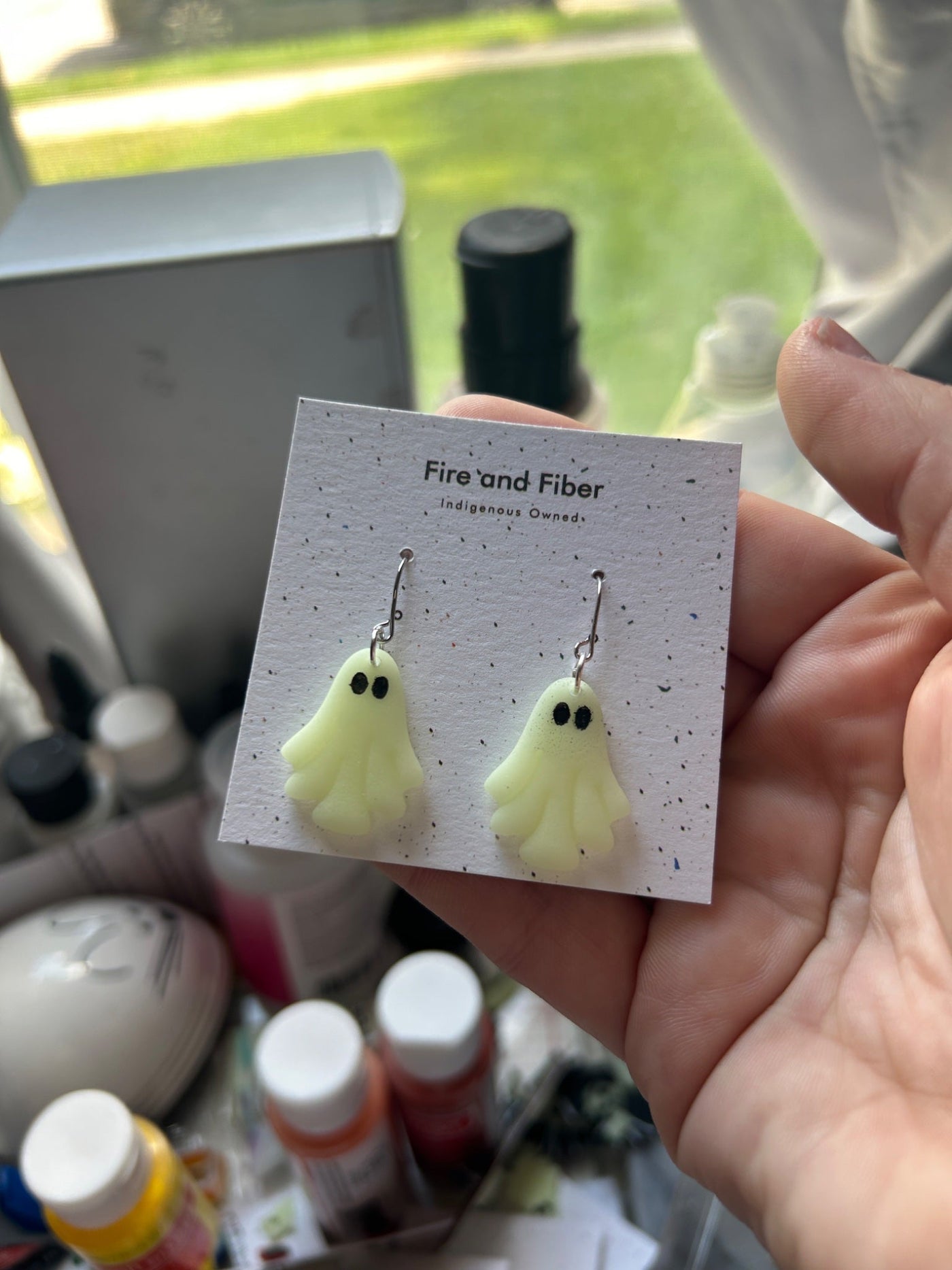 Glow In the Dark Ghost Dangles - 1