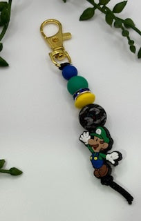 Luigi Keychain/Zipper Pull  - 1