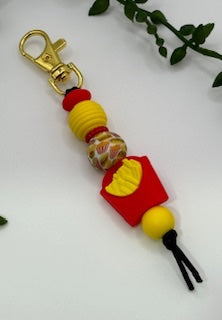 French Fries Keychain/Zipper Pull  - 1