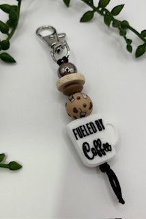 Fueled by Coffee Keychain/Zipper Pull - 1