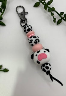 Cow Keychain/Zipper Pull  - 1