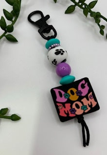 Dog Mom Keychain/Zipper Pull  - 1