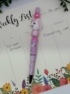 Pink Unicorn Pen  - 1