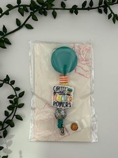 Teacher Powers Badge Reel  - 1