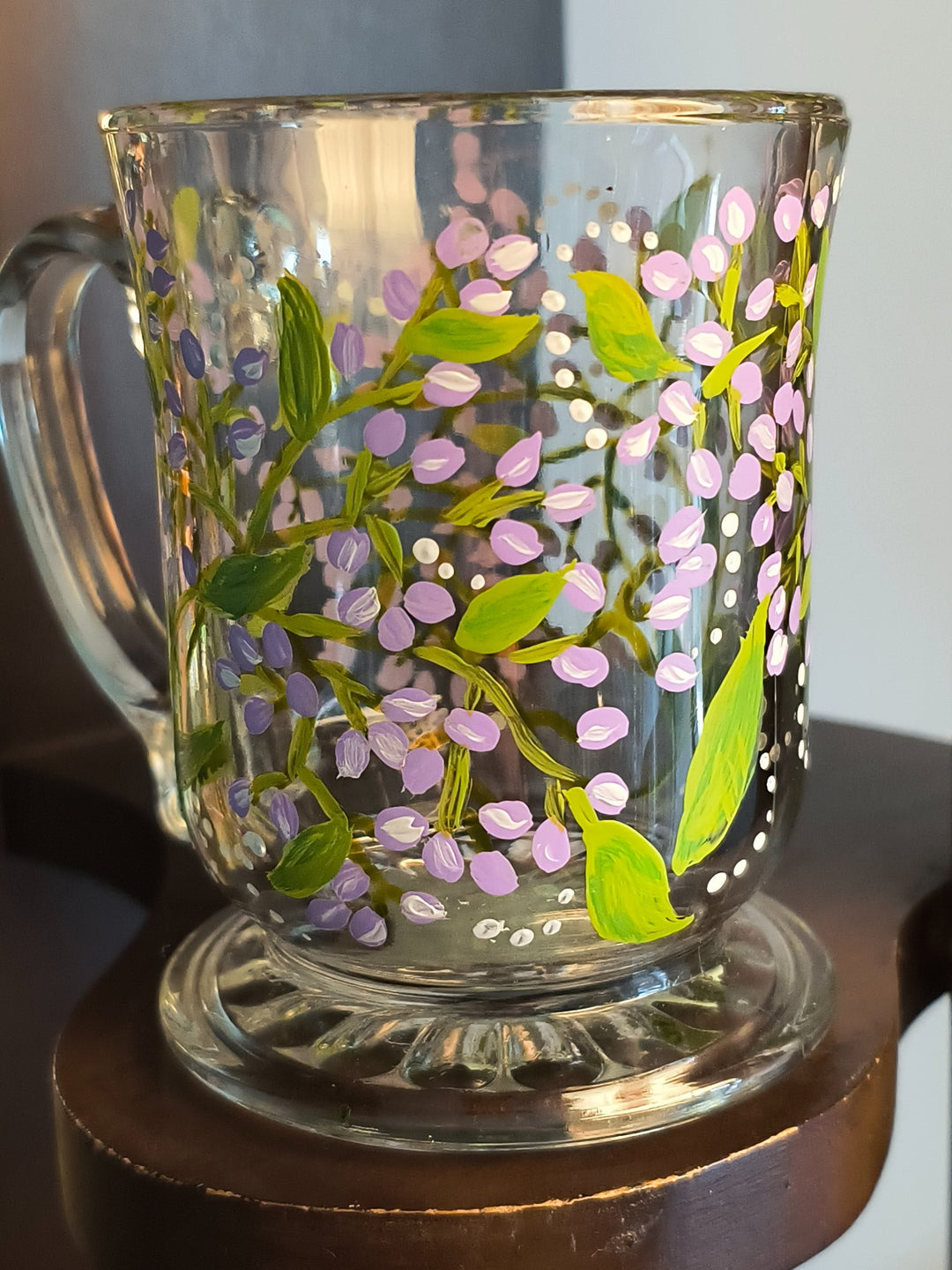 Large glass mug - 1