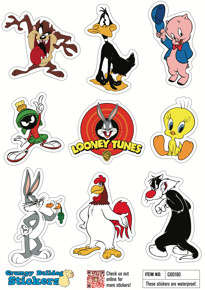 Looney Tunes Sticker Set - 1