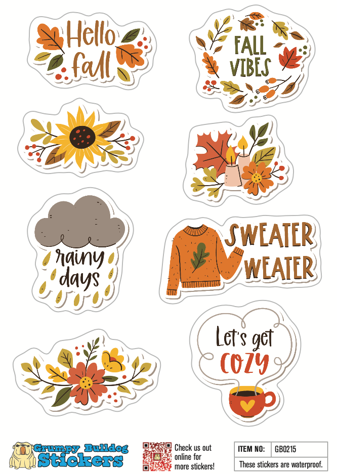 Fall Sticker Set - 1