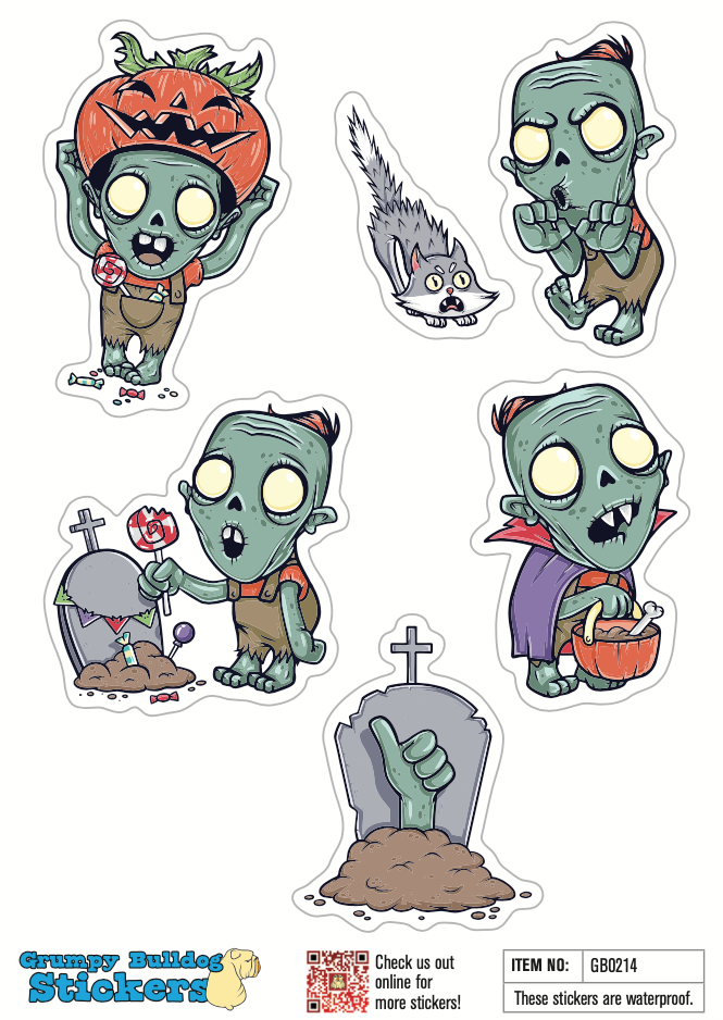 Gohl Halloween Sticker Set - 1