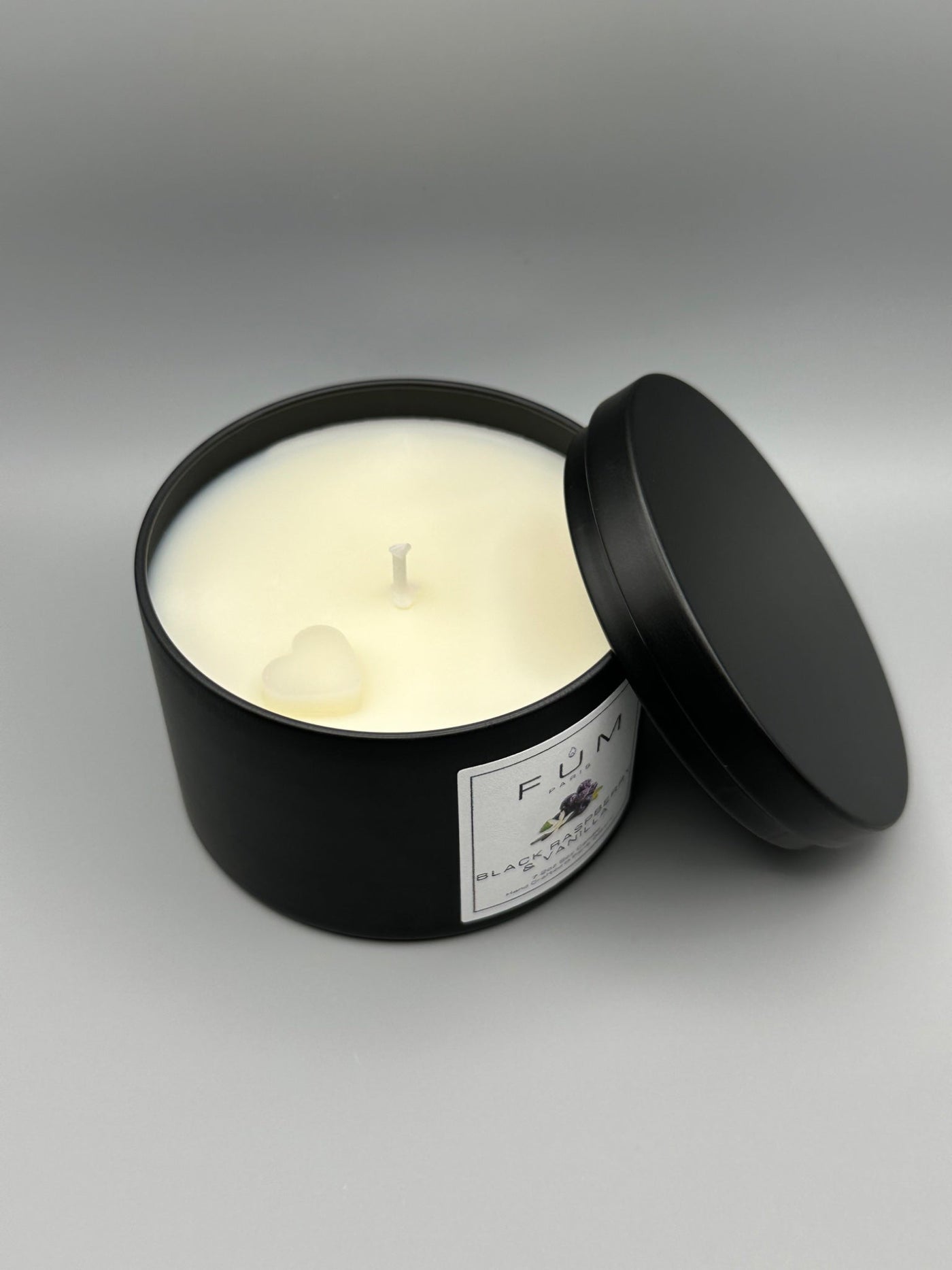 Black Raspberry & Vanilla Soy Candle - 4