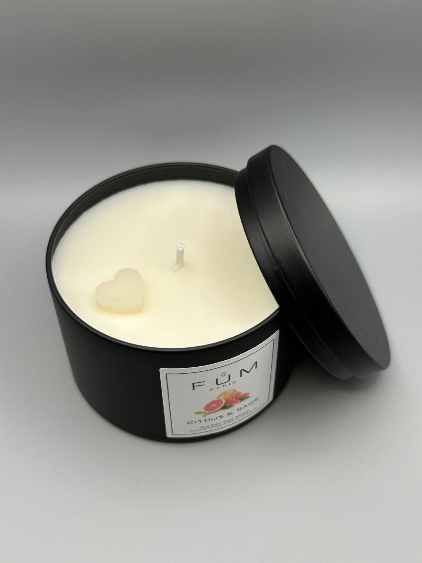 Citrus & Sage Soy Candle - 4