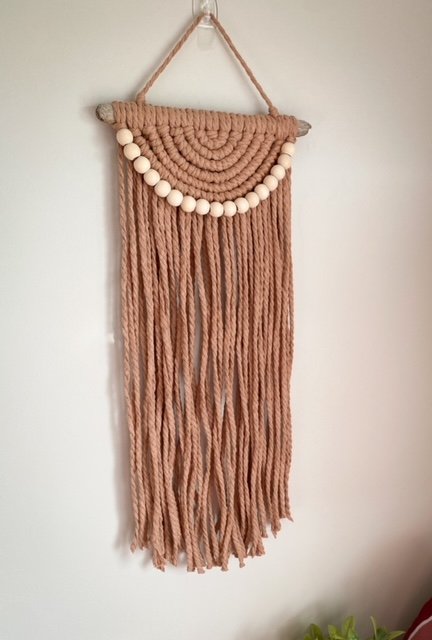 Half Moon Macrame Wall Hanging - 1