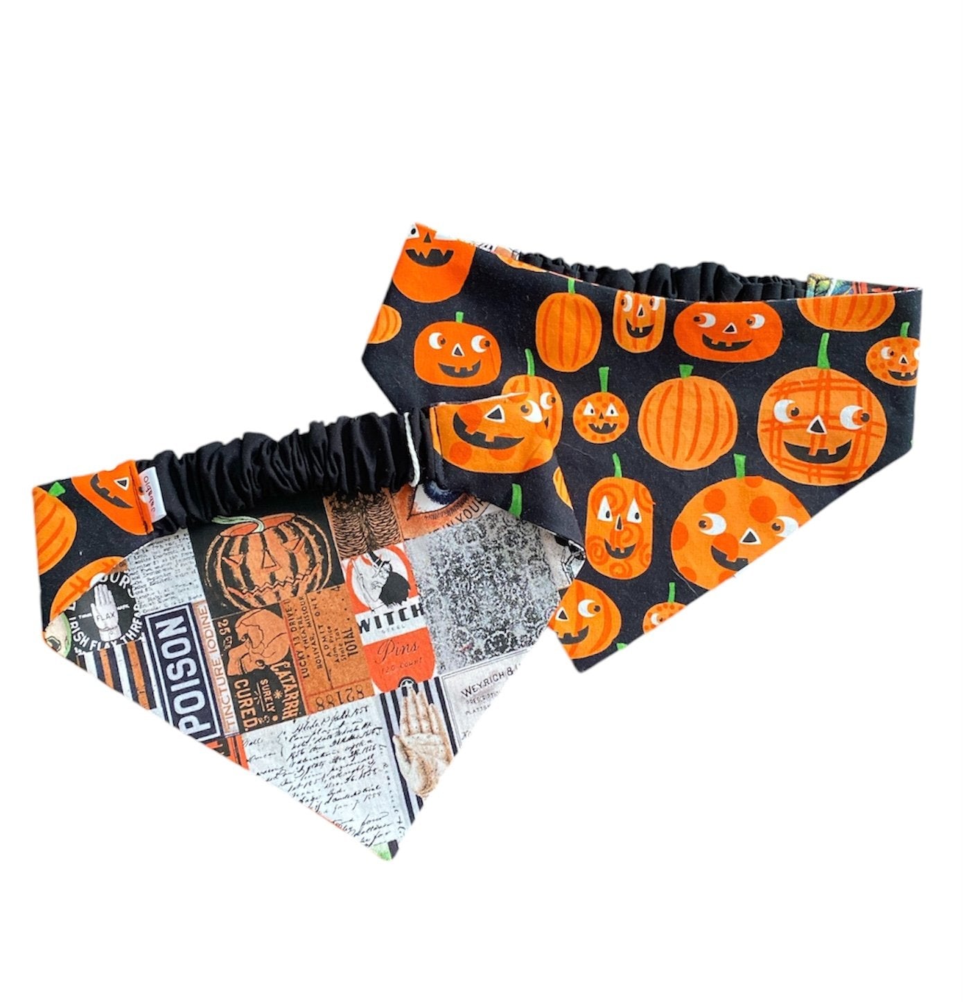 Scrunchie Dog Bandana Jack-o'-lantern  - 1