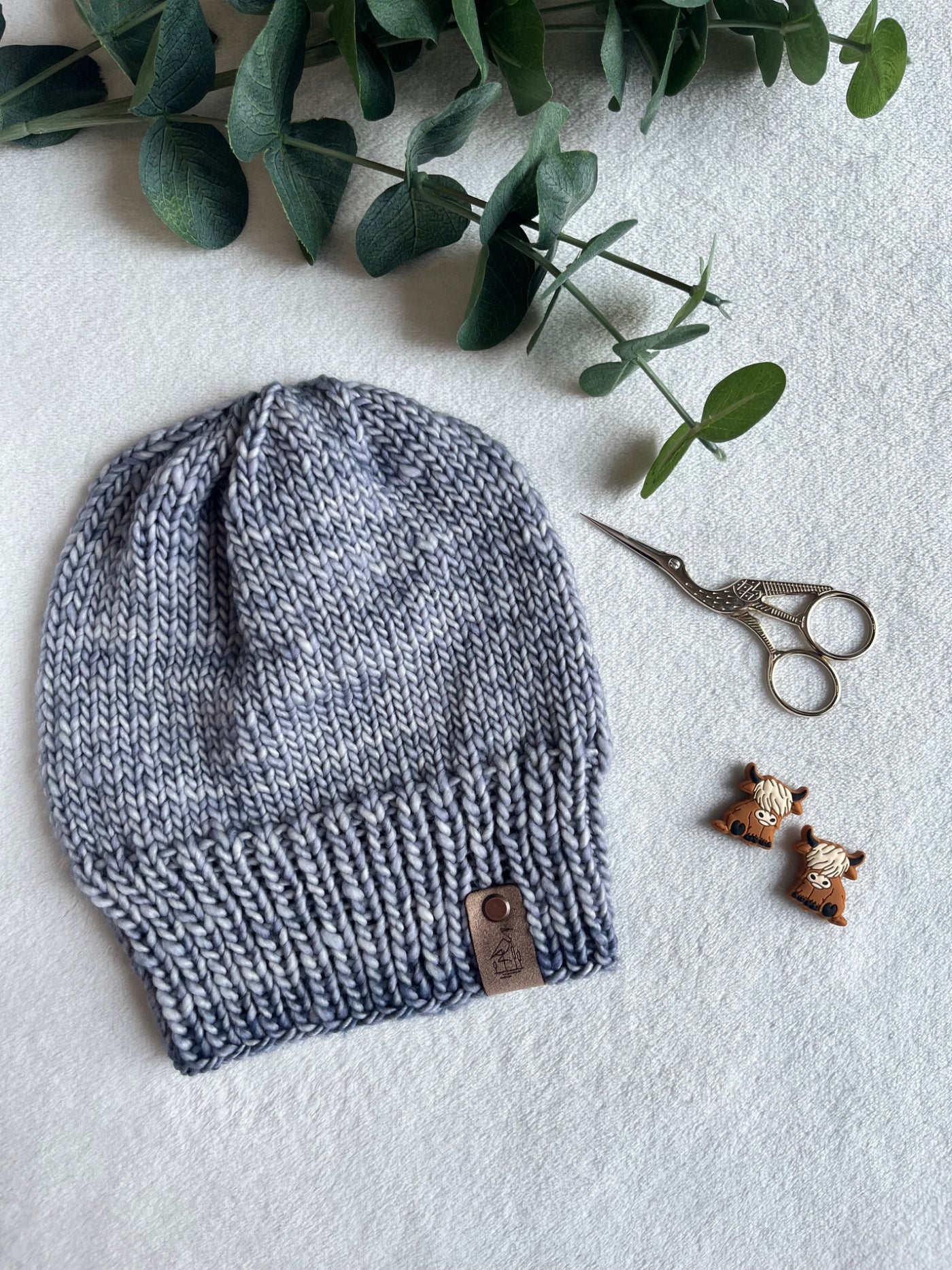 Gray Merino Fresh Air Beanie - 1