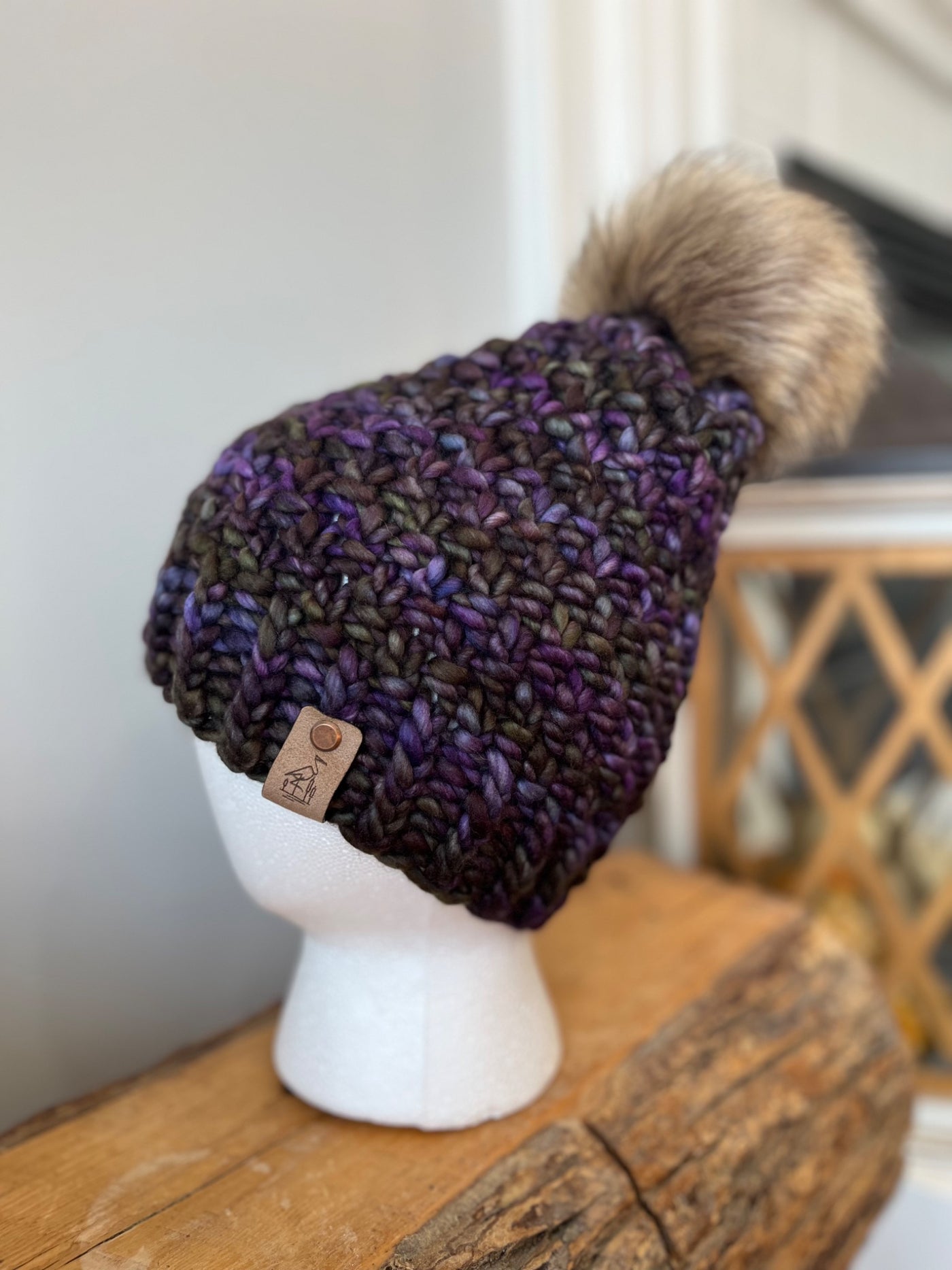 Purple Merino Linden Hat - 2