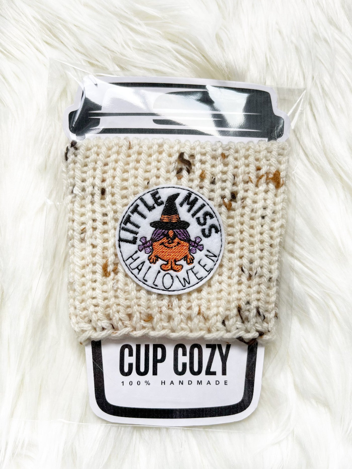 Knit Cup Cozy - Halloween - 1