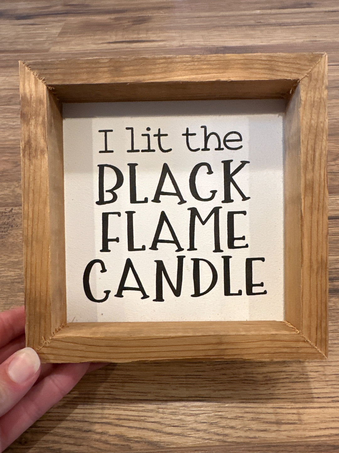 Black flame candle mini - 1