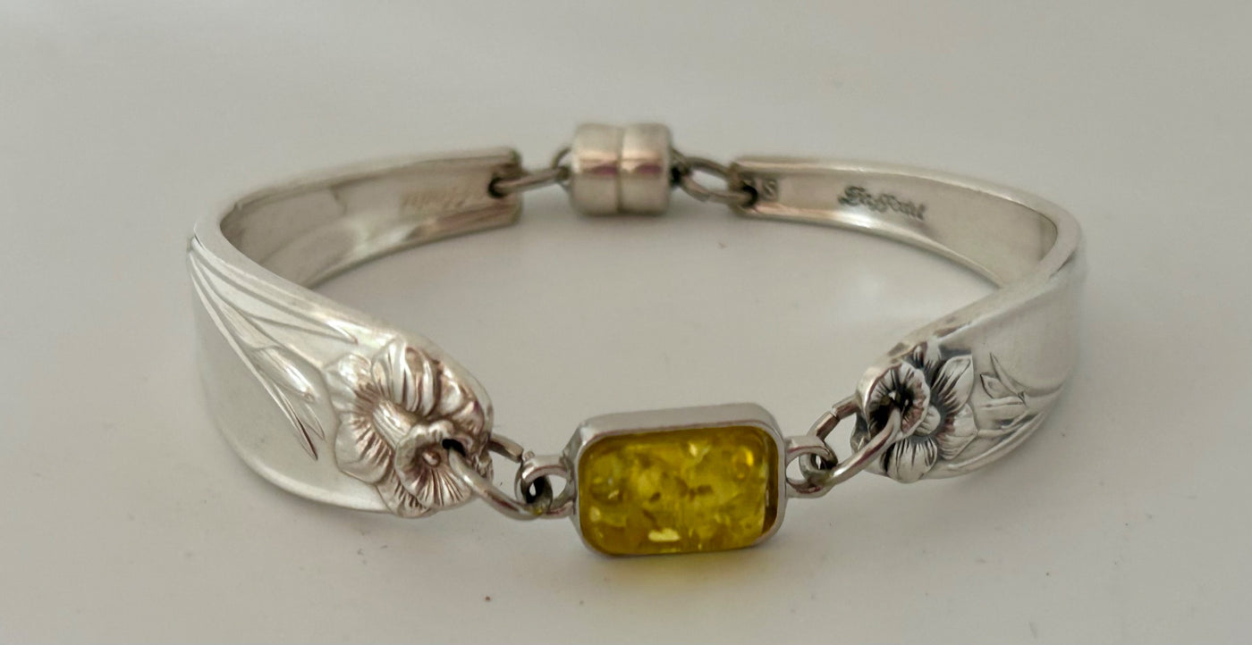 Vintage Silverware Magnetic Bracelet  - 1