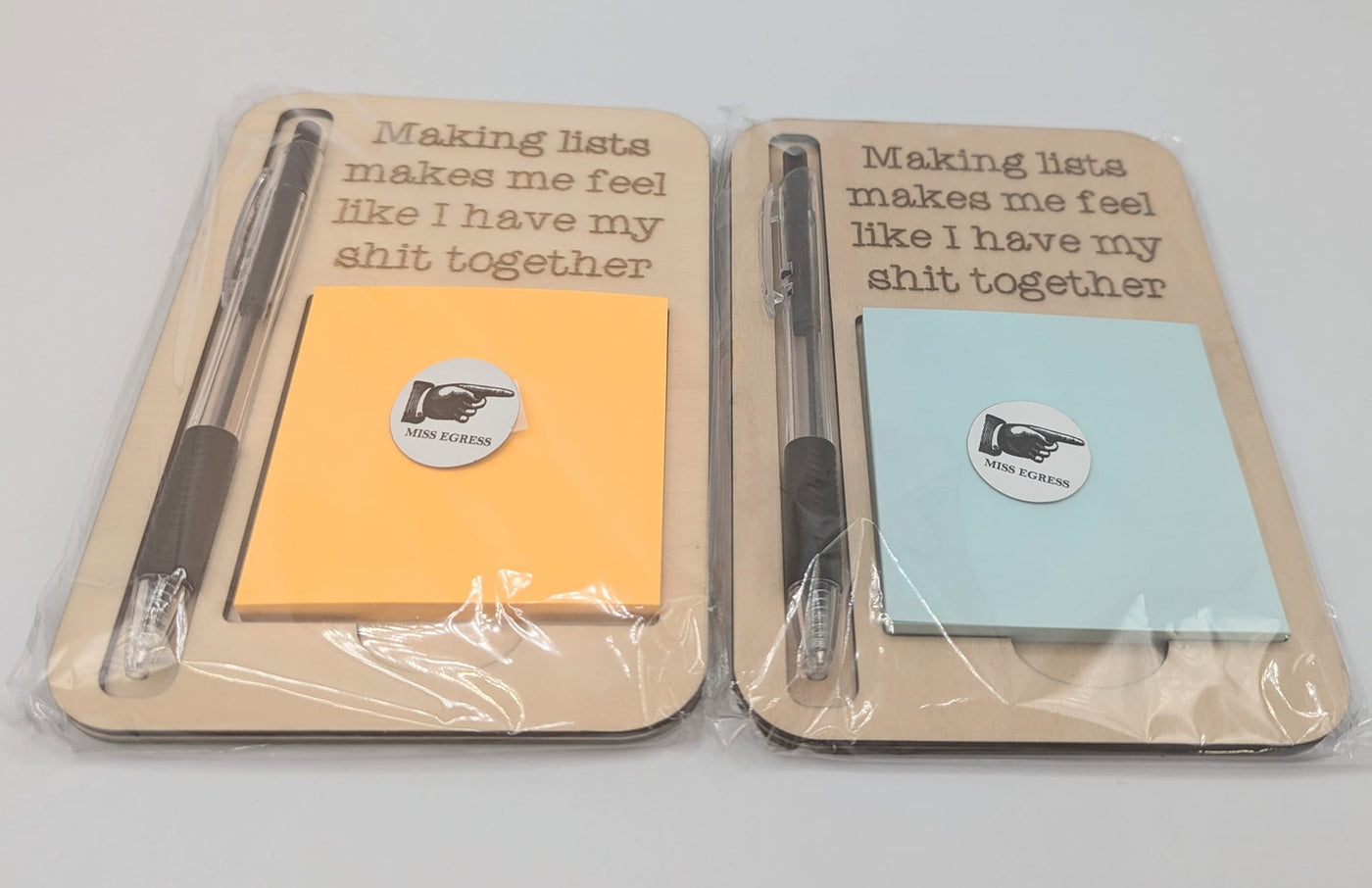 Making lists makes me feel like I have my shit together - Post It Note holder - 2