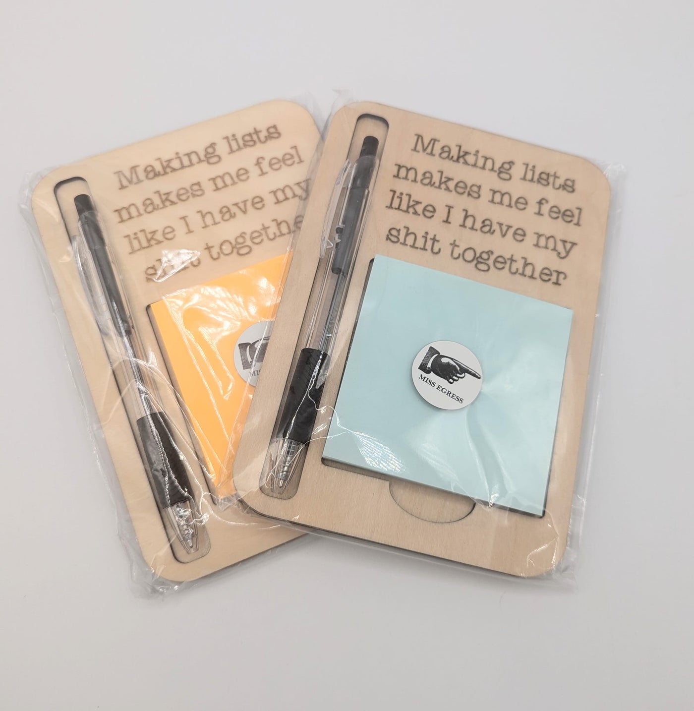 Making lists makes me feel like I have my shit together - Post It Note holder - 4