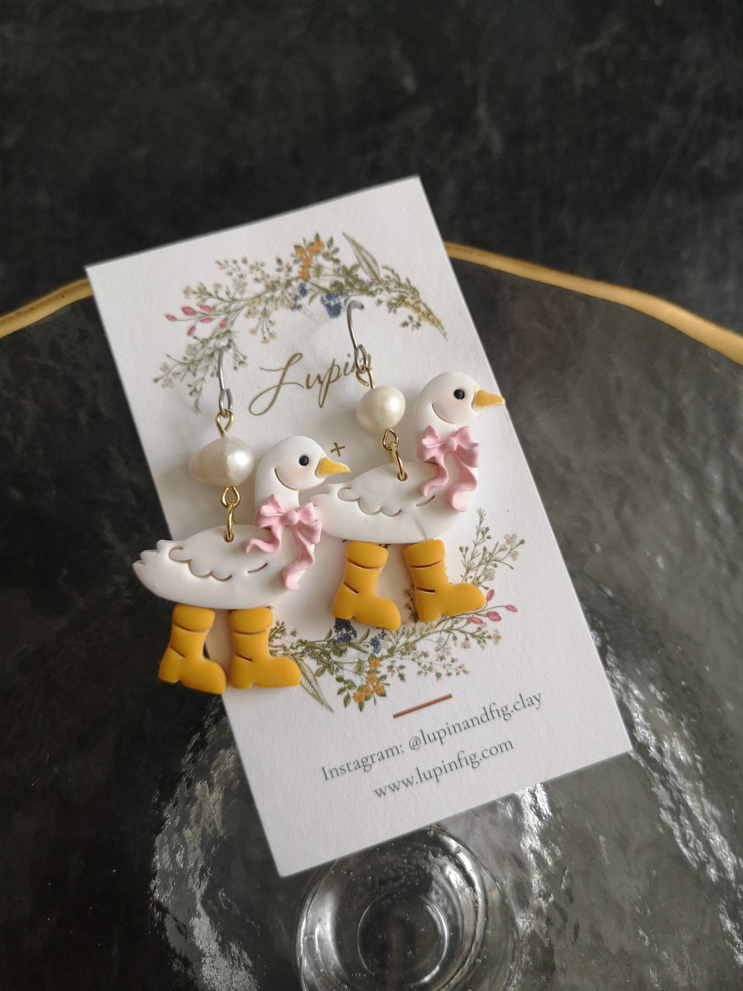 Duck earrings  - 1