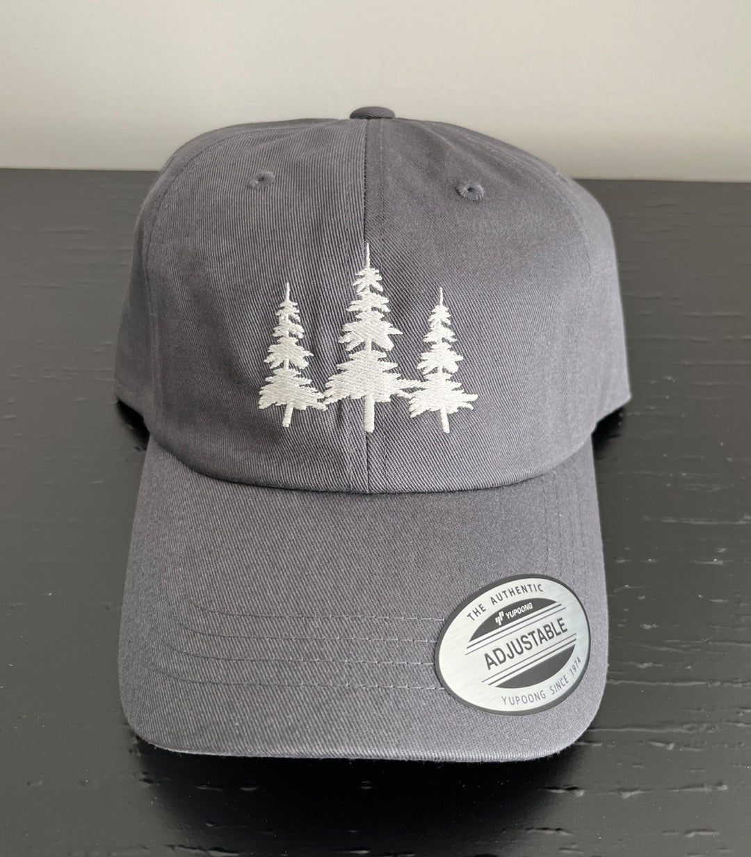 Three Trees Embroidered Hat - 1