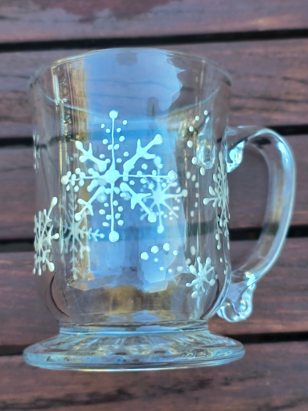 Snowflake glassware - 1