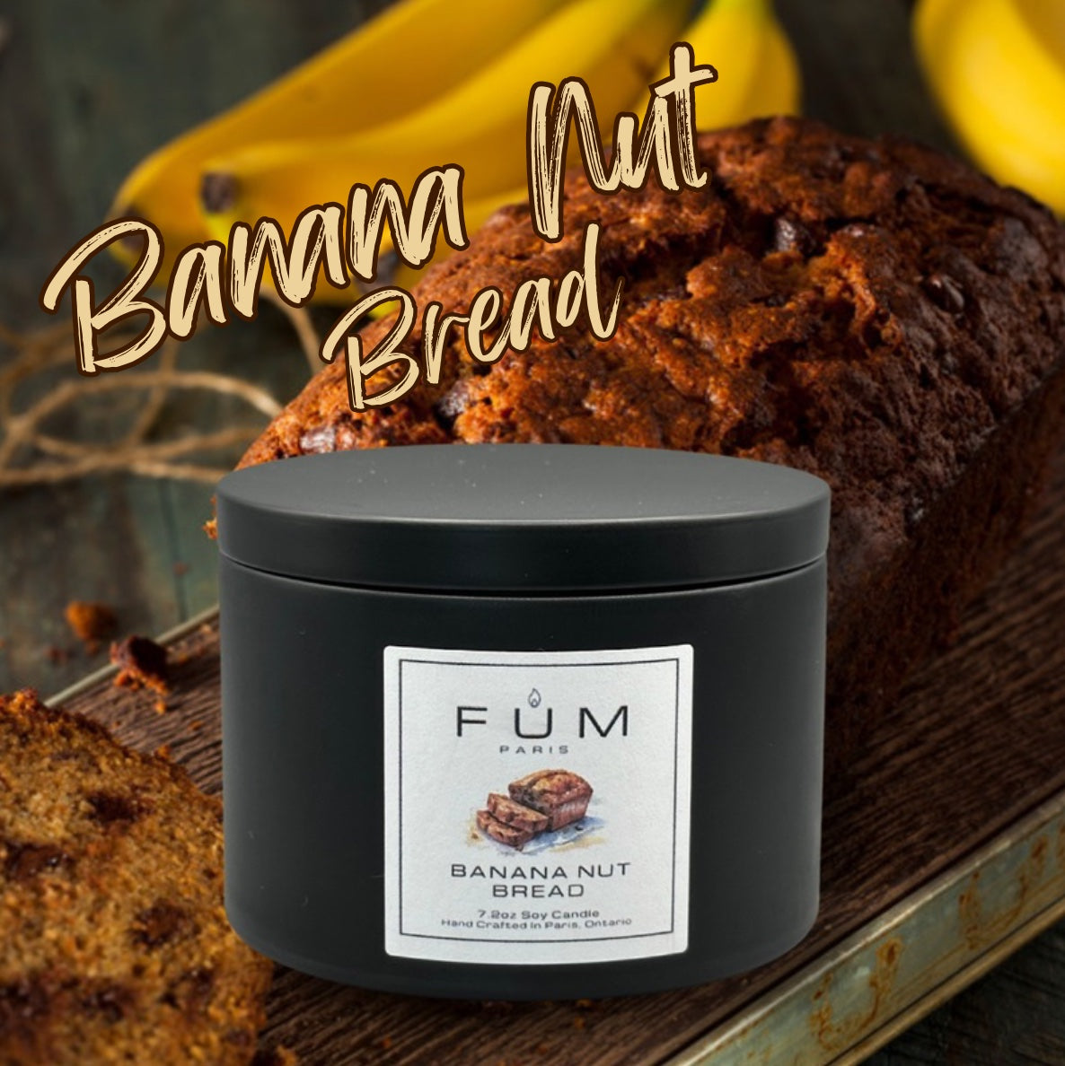 Banana Nut Bread Soy Candle - 2