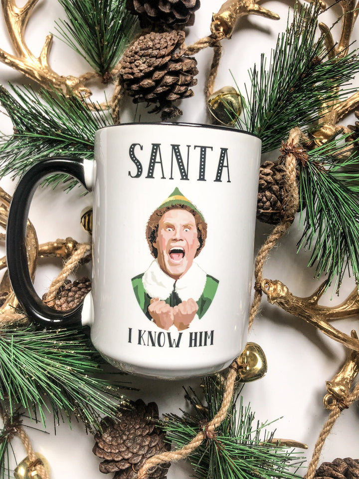 Santa, I know him - Elf Mug - 1