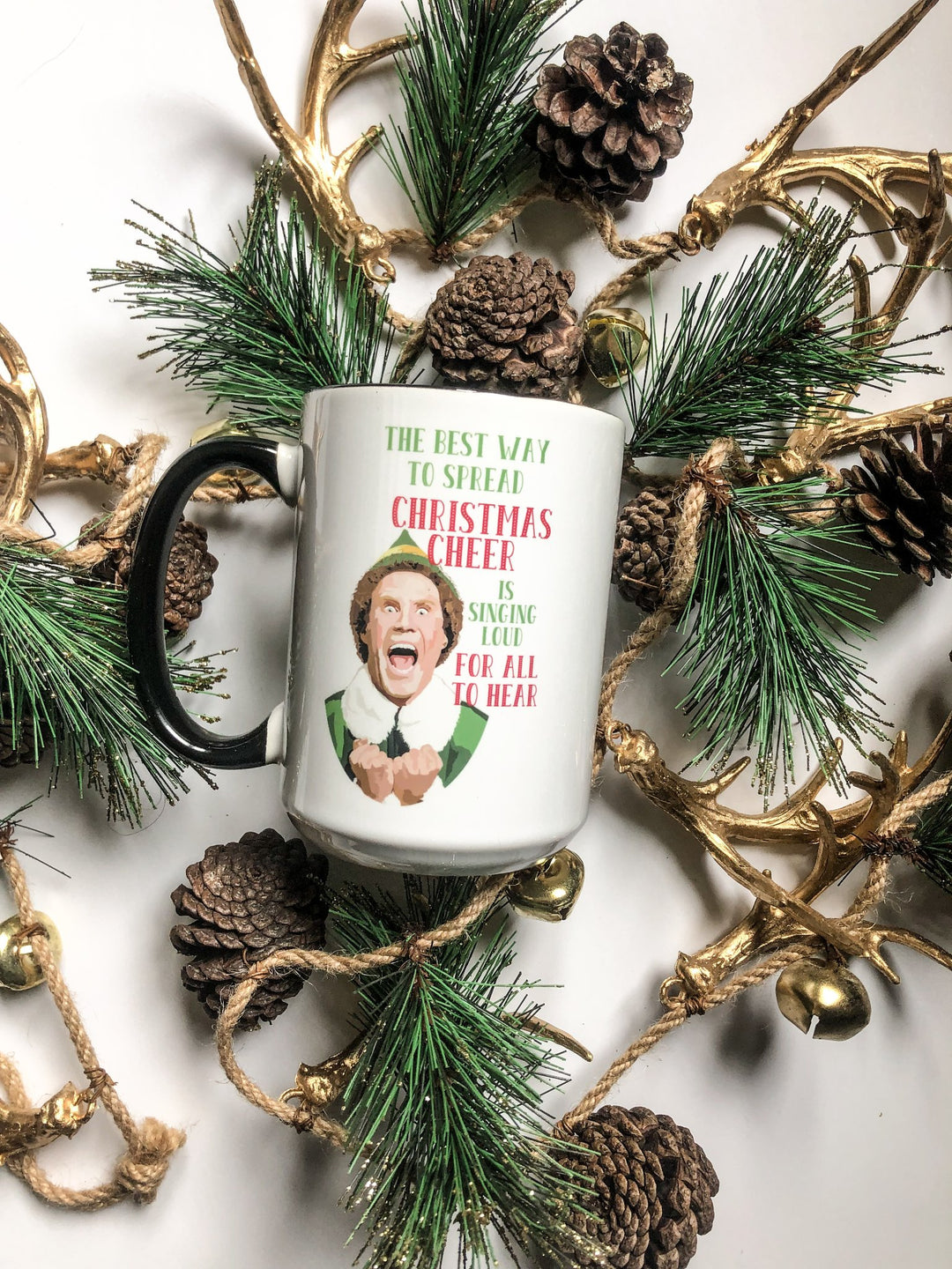 Singing Loud For All to Hear - Elf Mug - 2