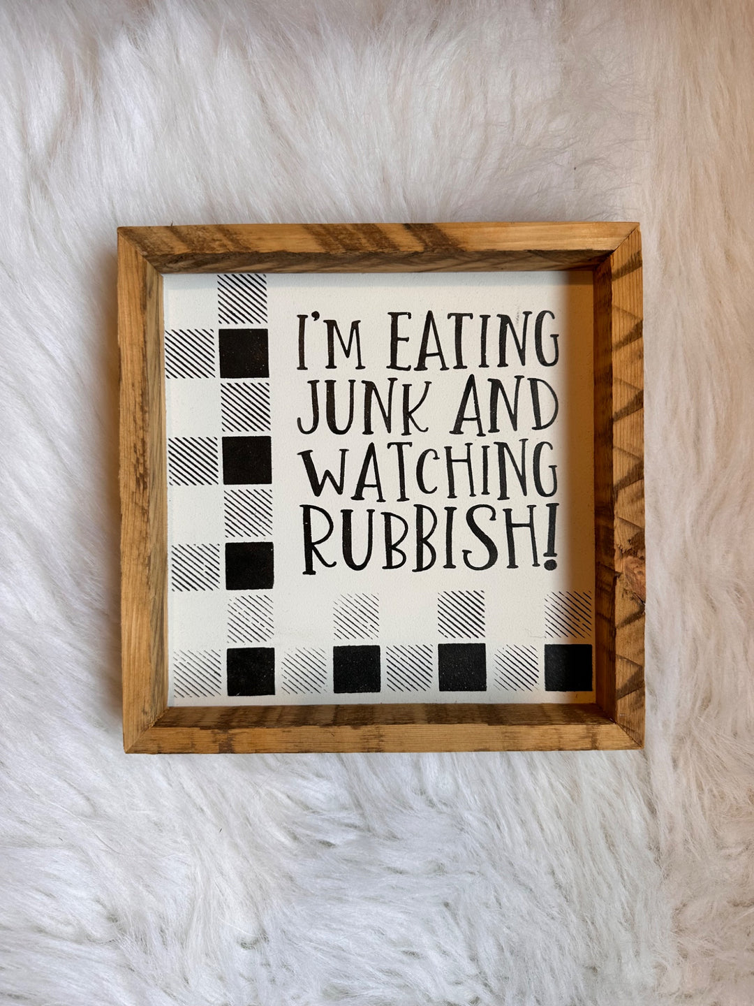 Eating junk sign - 1