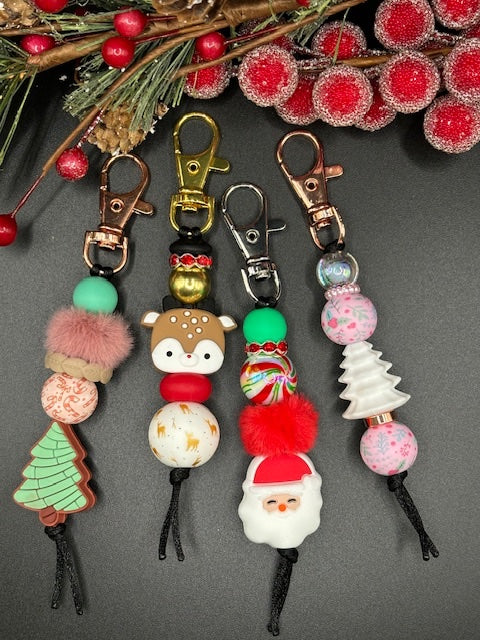 Christmas Zipper Pull/keychain - 1