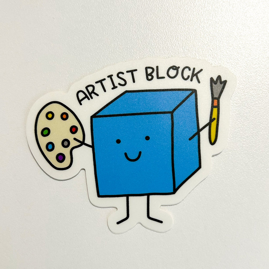 Artist Block Vinyl Sticker - 1