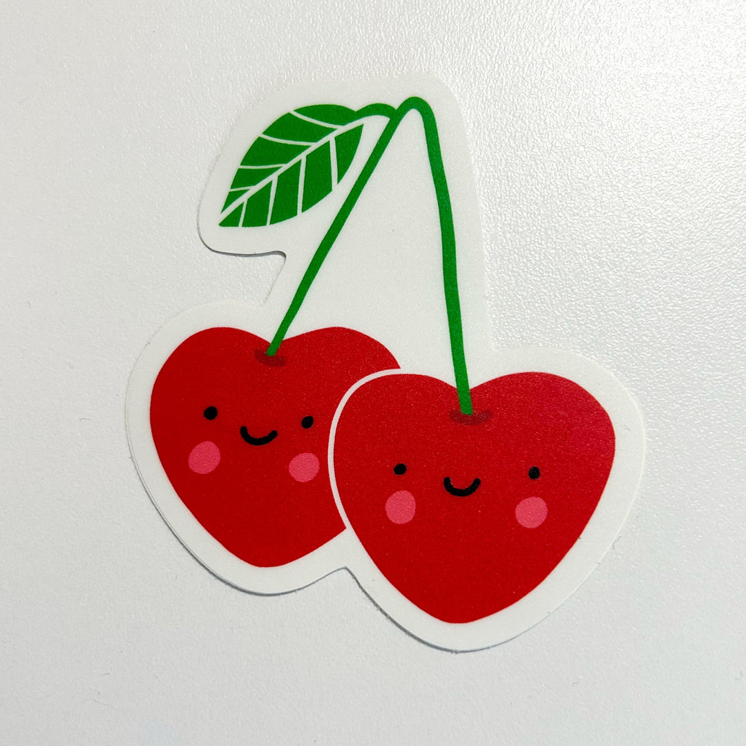 Cherry Vinyl Sticker - 1