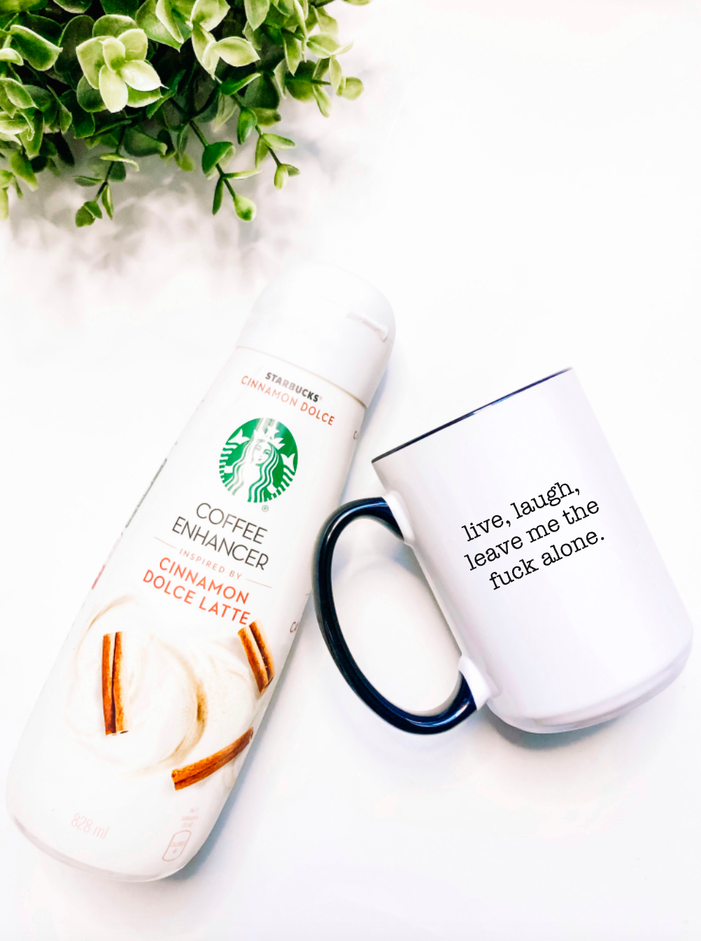 Live Laugh Leave Me the Fuck Alone Mug - 2