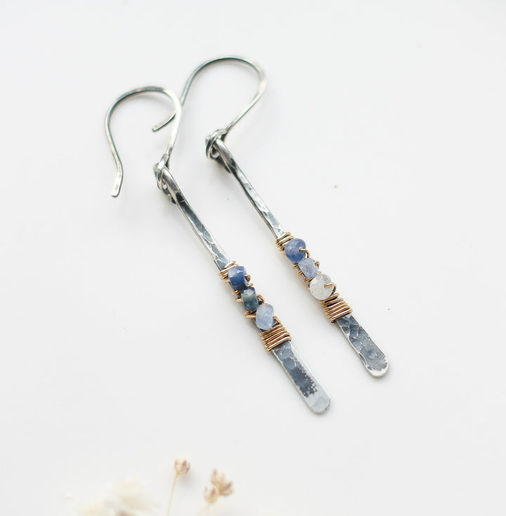 Mixed Metal Bar Dangles  - 2