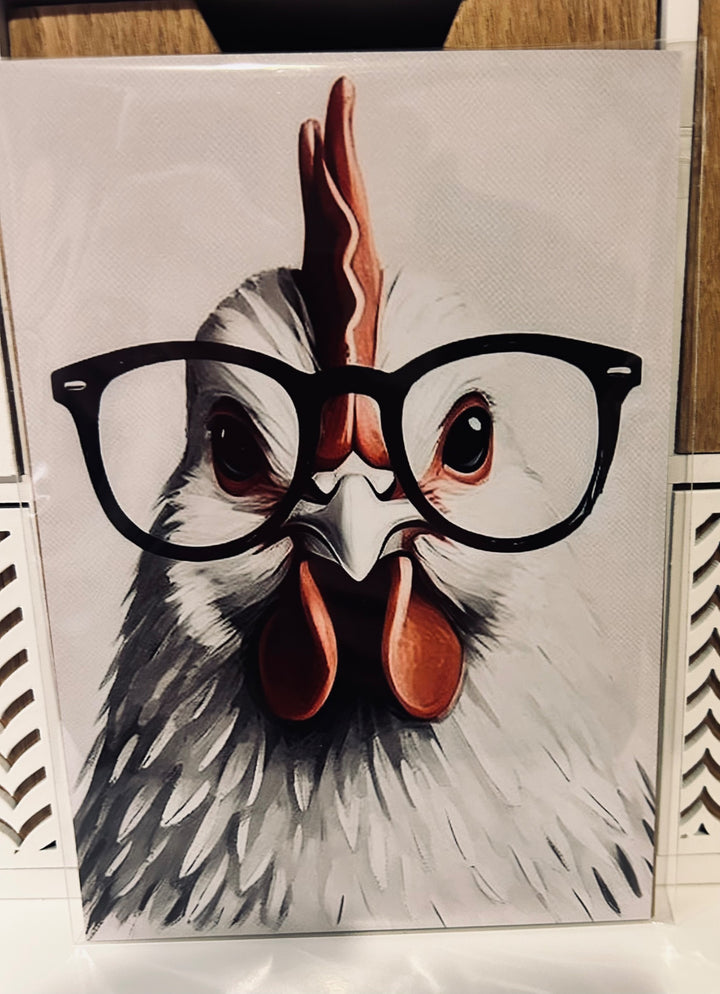 Funny Chicken (5x7)  - 1