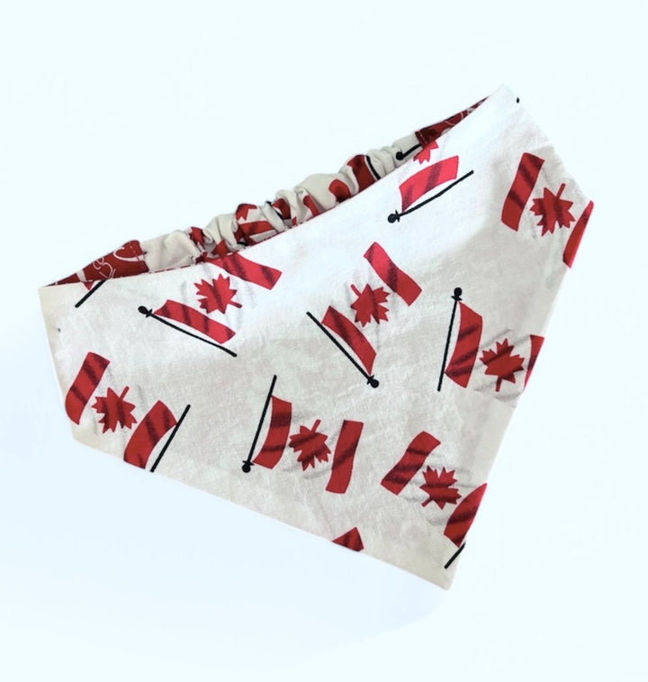 Scrunchie Dog Bandana Canada Flag