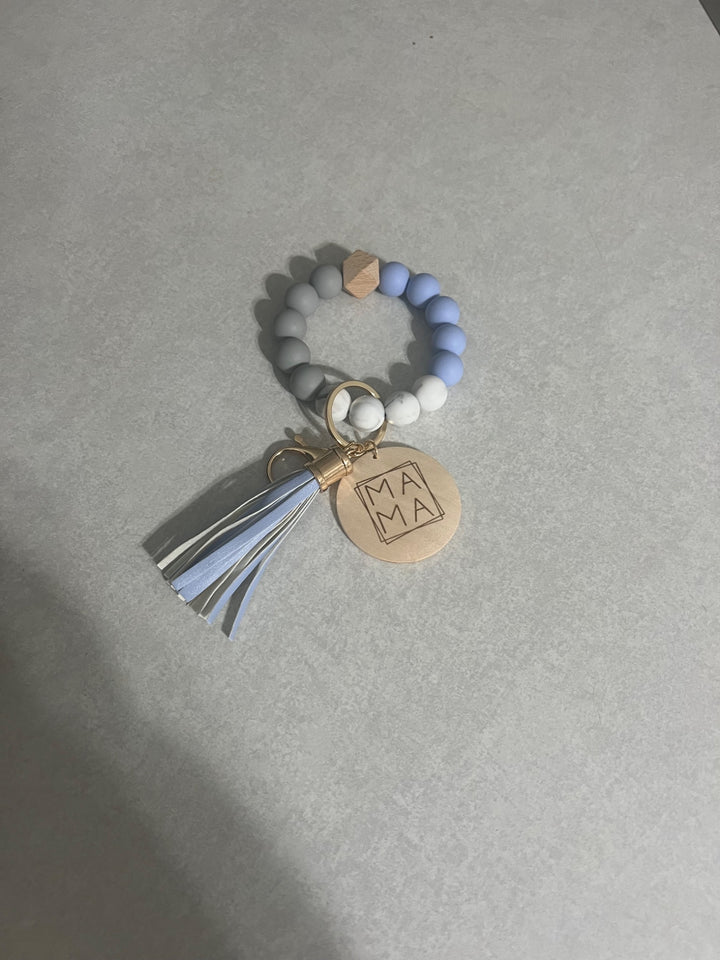 MAMA Silicone Wristlet Keychain