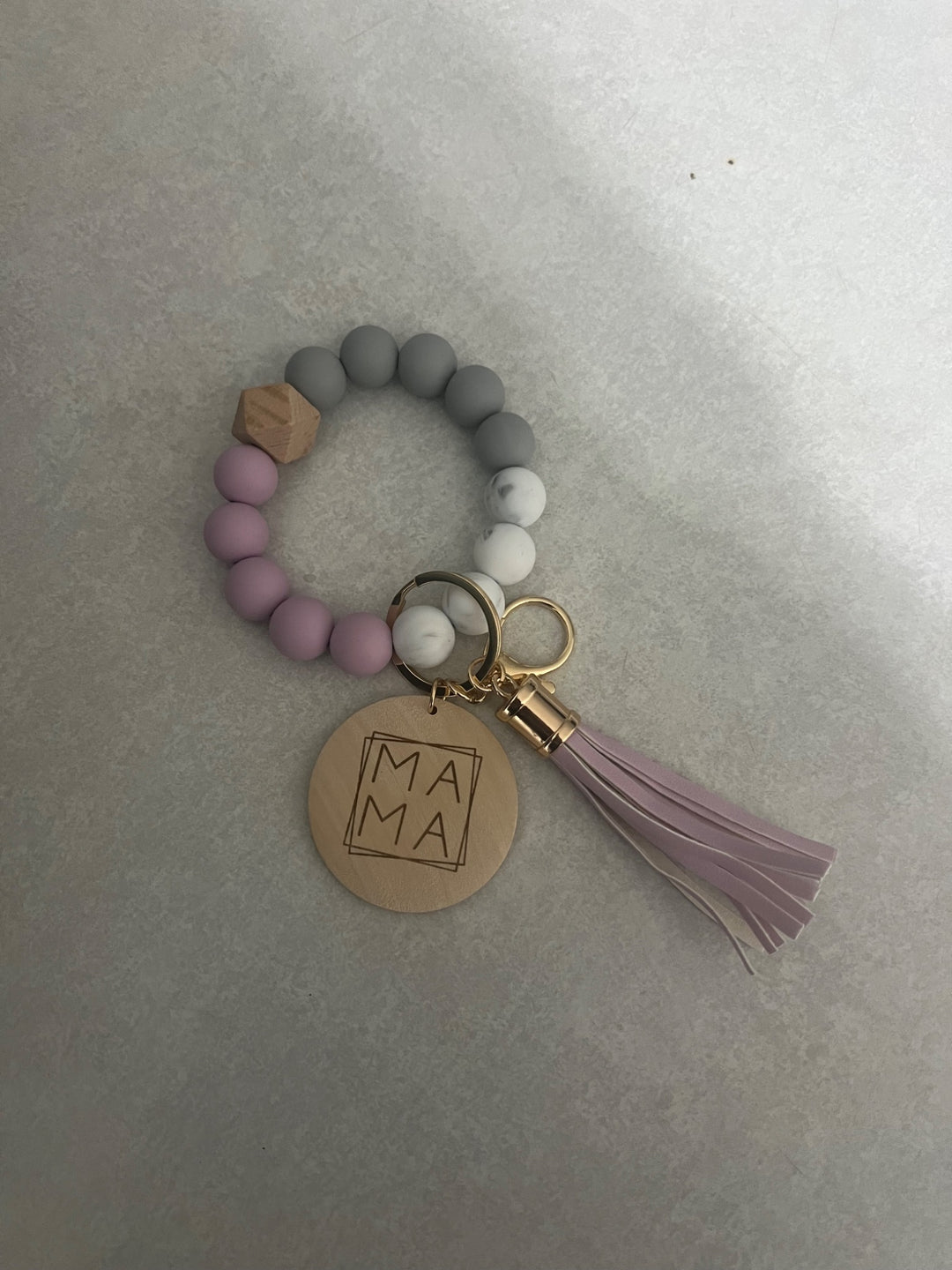 MAMA Silicone Wristlet Keychain