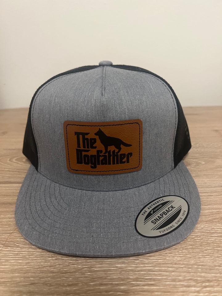 The DogFather Flat Brim SnapBack Trucker Hat